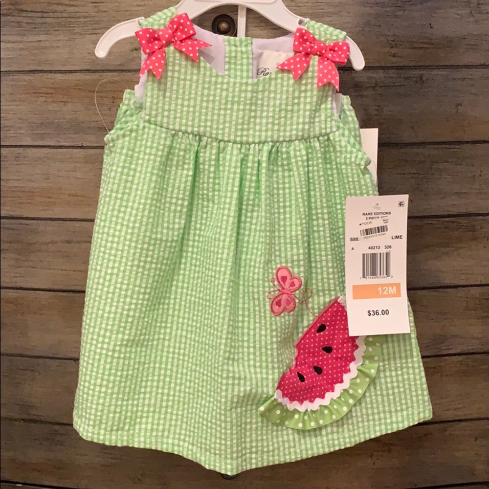 Baby girl watermelon dress